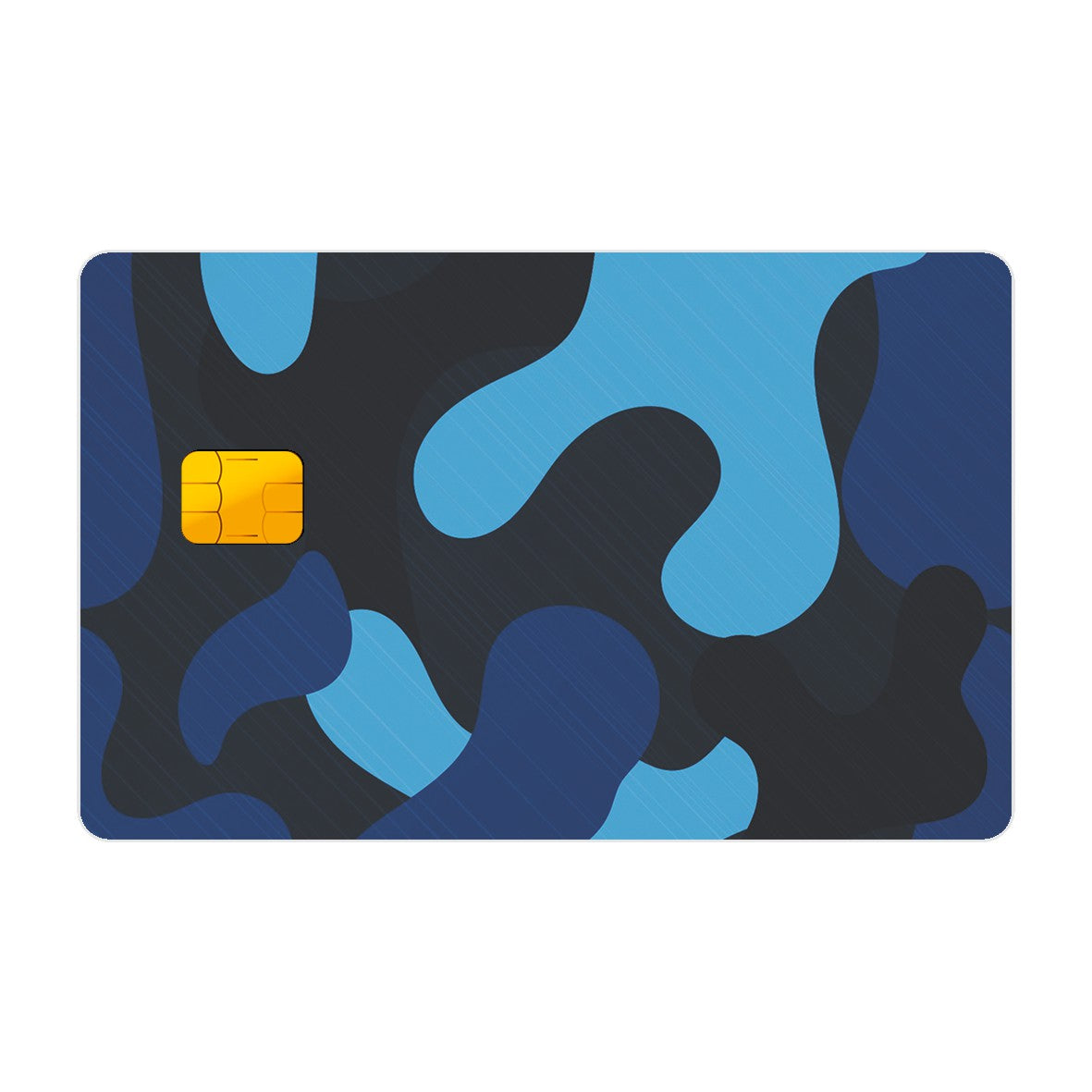 CAPACARD - Película Adesiva Para Cartão - Camuflagem Azul CAPACARD - Película Adesiva Para Cartão - Camuflagem Azul